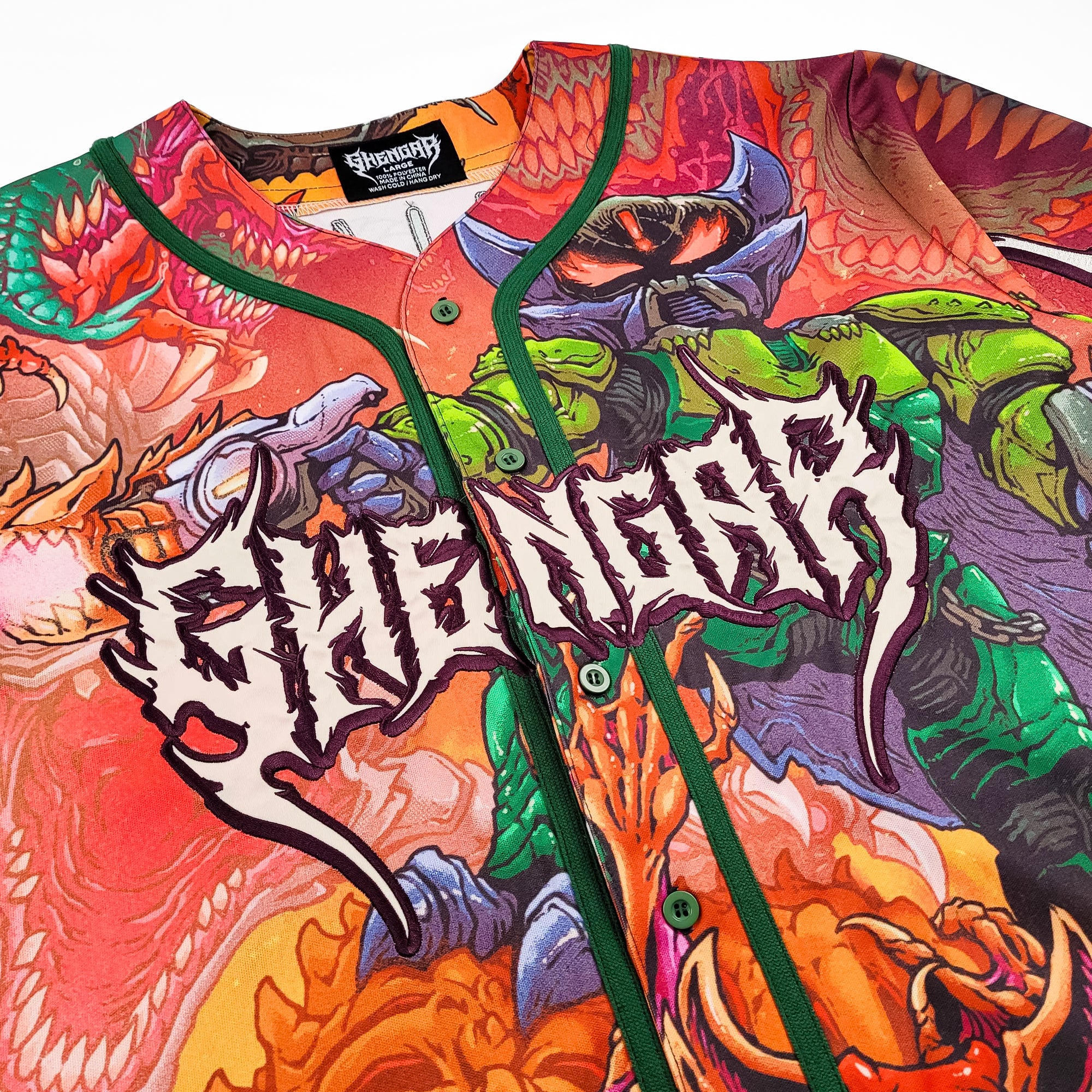 GHENGAR - SURROUNDED BASEBALL JERSEY (PRE ORDER)