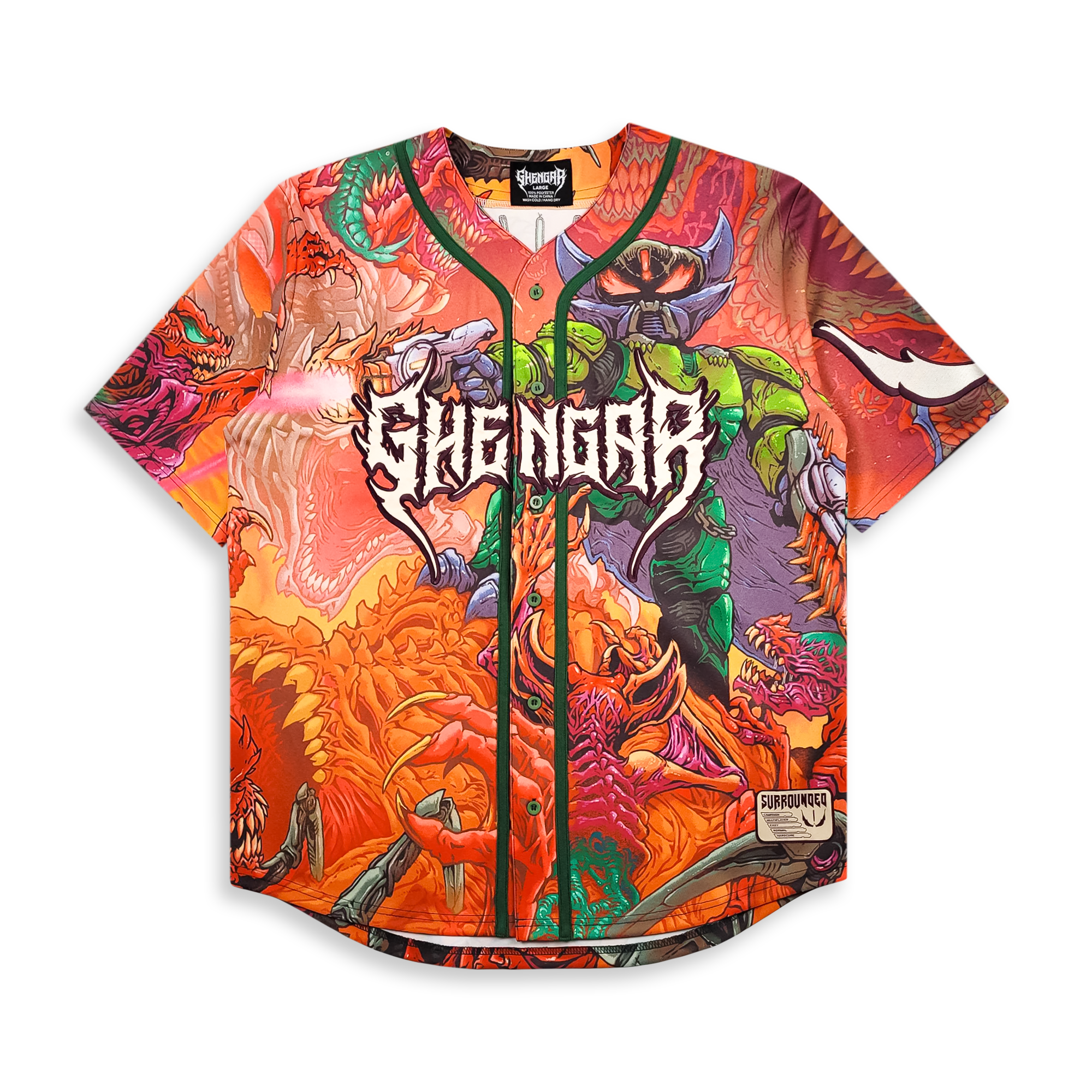 GHENGAR - SURROUNDED BASEBALL JERSEY (PRE ORDER)