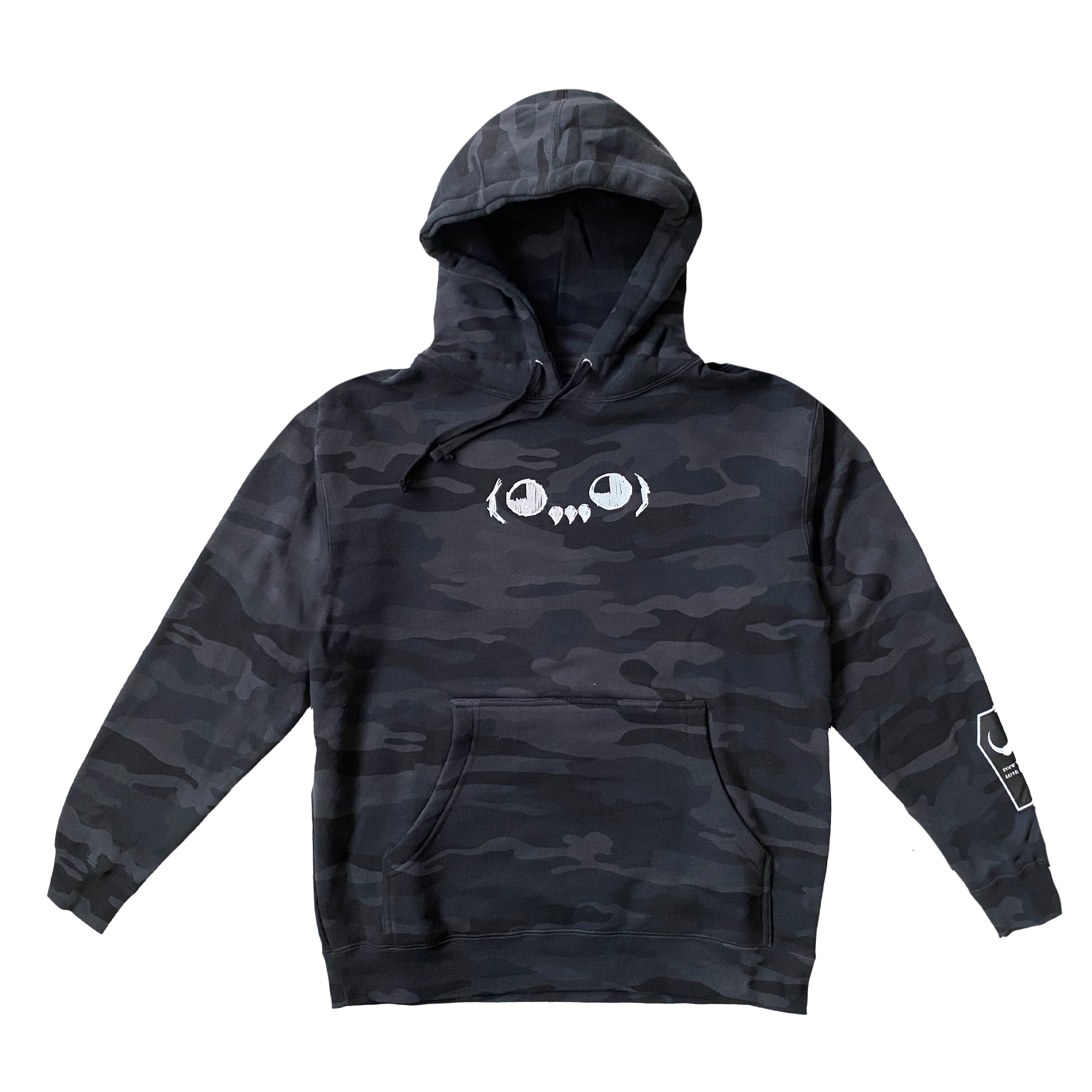 GHASTLY - BORN 2 DIE - BLACK CAMO HOODIE