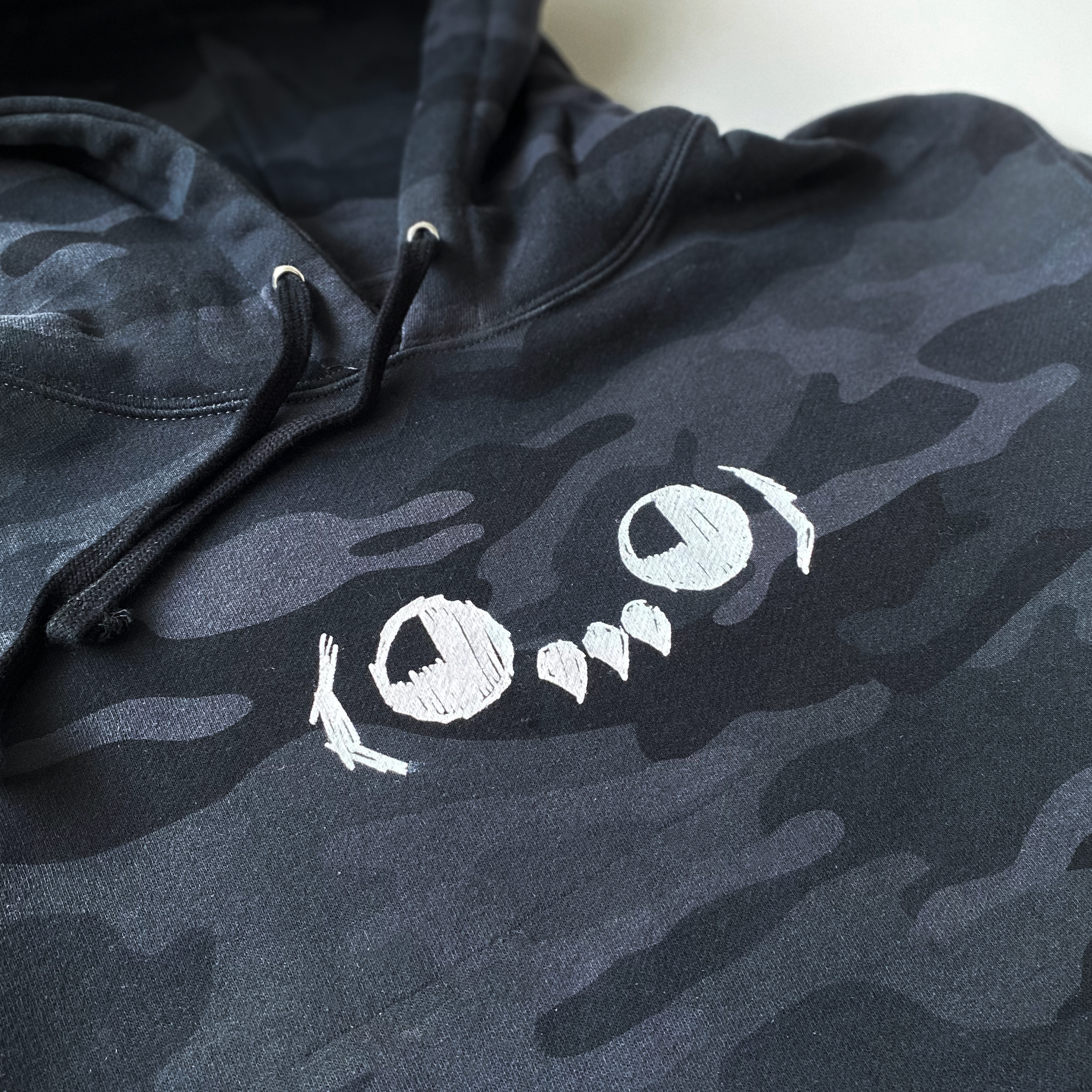 GHASTLY - BORN 2 DIE - BLACK CAMO HOODIE