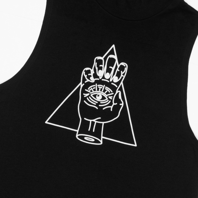 Oracle Women's Mock Neck Tank in Black