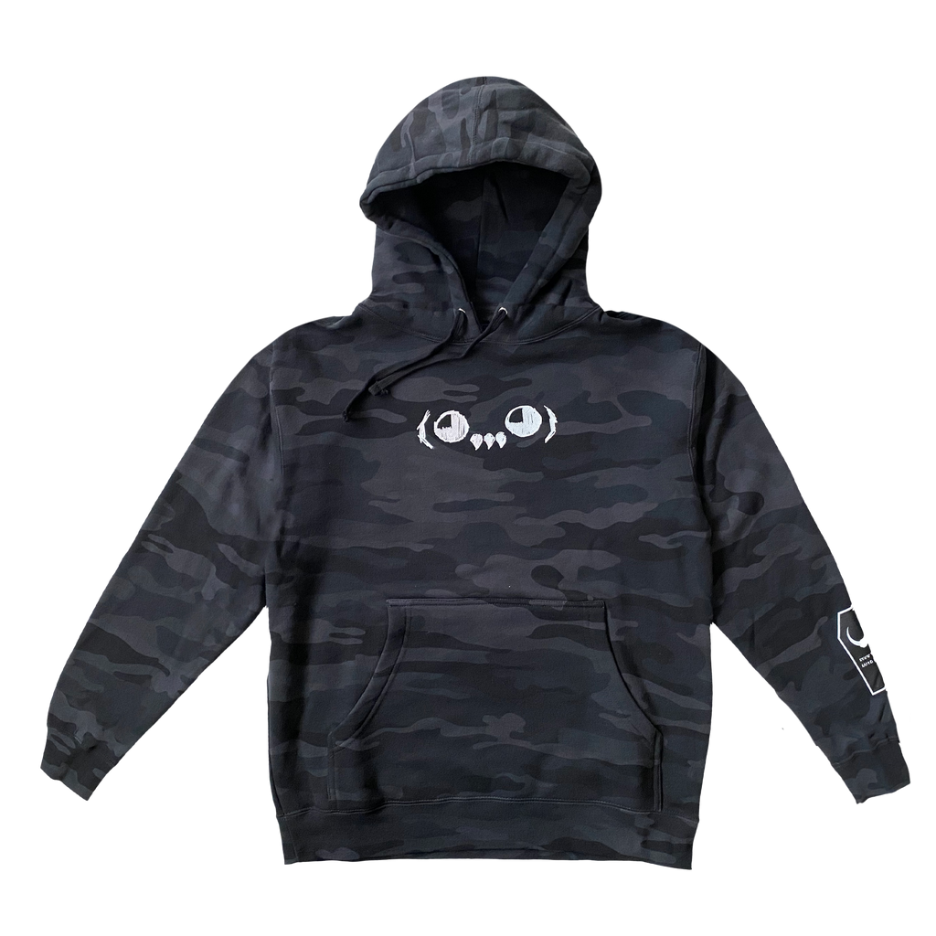 GHASTLY - BORN 2 DIE - BLACK CAMO HOODIE