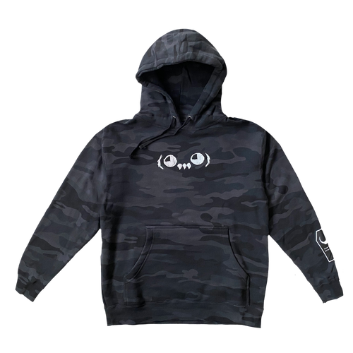 GHASTLY - BORN 2 DIE - BLACK CAMO HOODIE