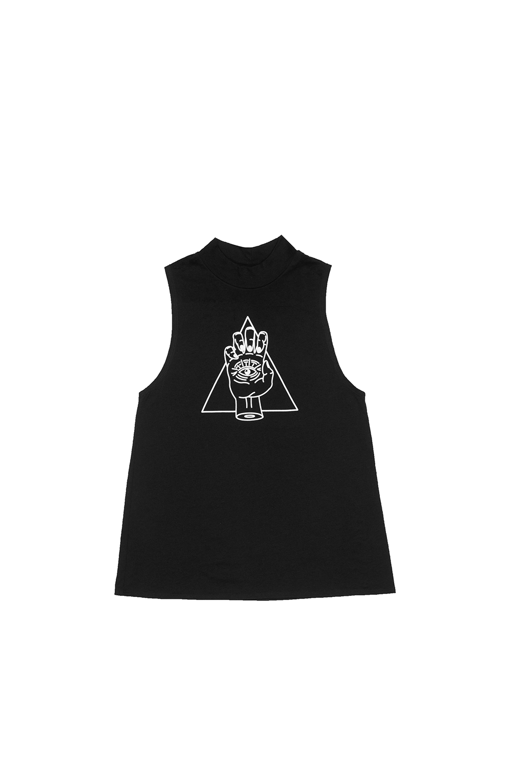 Oracle Women's Mock Neck Tank in Black