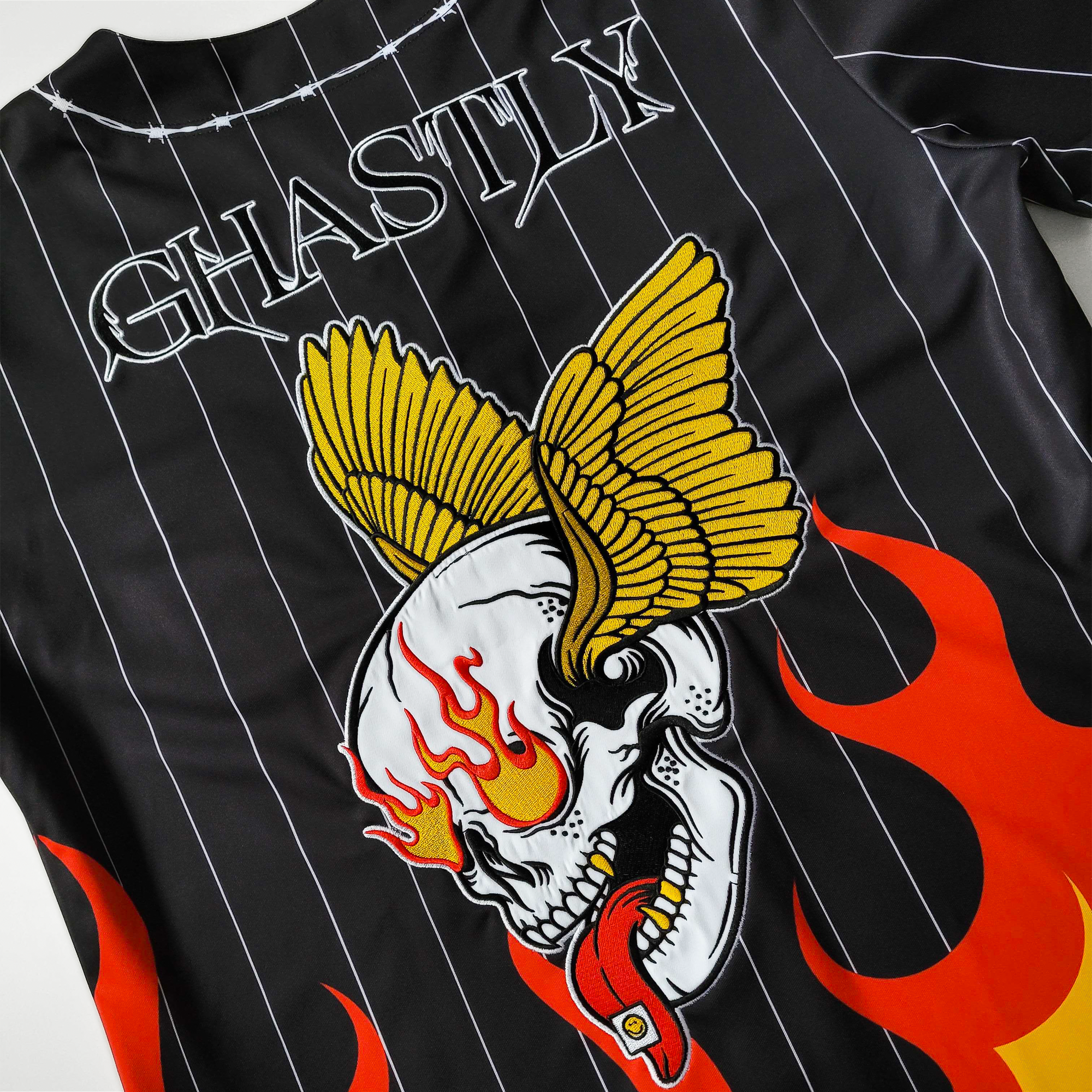 GHASTLY - UNDEAD V2 - BASEBALL JERSEY